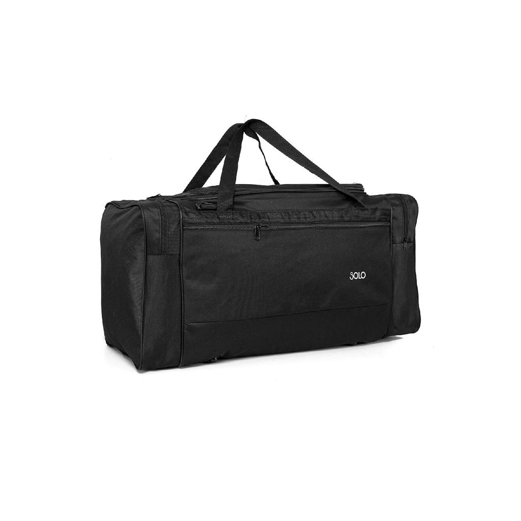 Schwarze, weinrote King-Size-Reisetasche, 75 cm