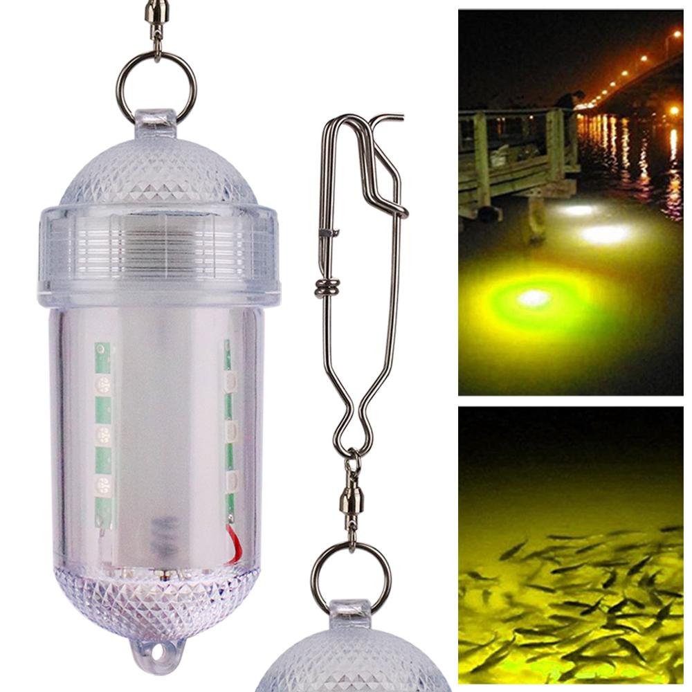 Waterproof Underwater Fishing LED Lure Light Night Fish Attracting Light