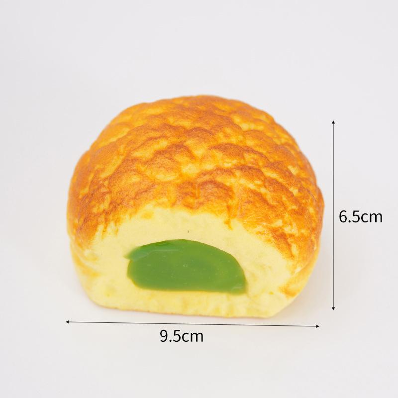 Super Soft Sticky Cream Puff Bread Pu Slow Rebound Toy Stress Relief Toy Creative Food Play Pinch Squeeze Fidget Toy Gifts
