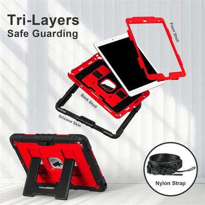 Heavy Duty Stand Case For iPad 10.2 7th 8th 9th 2019 2020 2025 Armor Shockproof Cover With Strap
