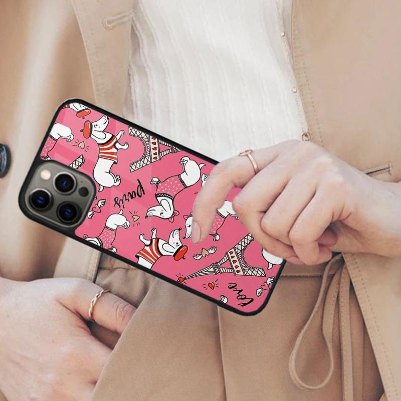 

Dachshund Sausage Dog Dogs Puppy Magnetic Phone Case For APPLE iPhone 17 Air 16 14 13 12 Pro Max 15 Plus Wireless MagSafe Cover iPhone 13mini