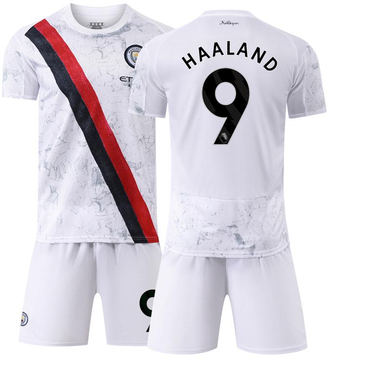 2025-26 new sports suit 17 De Bruyne club football clothes No. 9 Harland Manchester City away #16