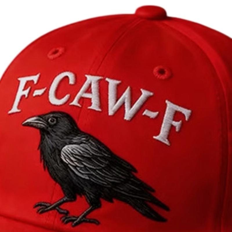 Gothic Baseball Cap with Embroidery Crow Pattern Baseball Hat for Men and Women Comfortable Sport Activity Wear