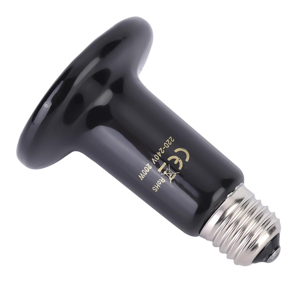 E27 Reptile Animal Ceramic Heating Lamp Infrared Pet Heat Light Lamp 220V 240V