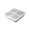 Leak-Proof 4 Grid Lunch Box 304 Stainless Steel Food Container Portable Ice Cube Tray  Adult