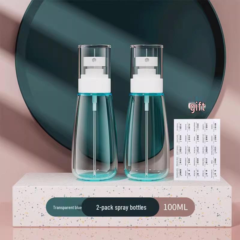 Travel-Size Ultra-Fine Mist Spray Bottle for Face Moisturizing and Alcohol Use