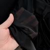 Wide 150cm Nylon Mesh Fabric Spandex High Elastic Dense Black White for DIY Sewing Lace Shirt Stockings