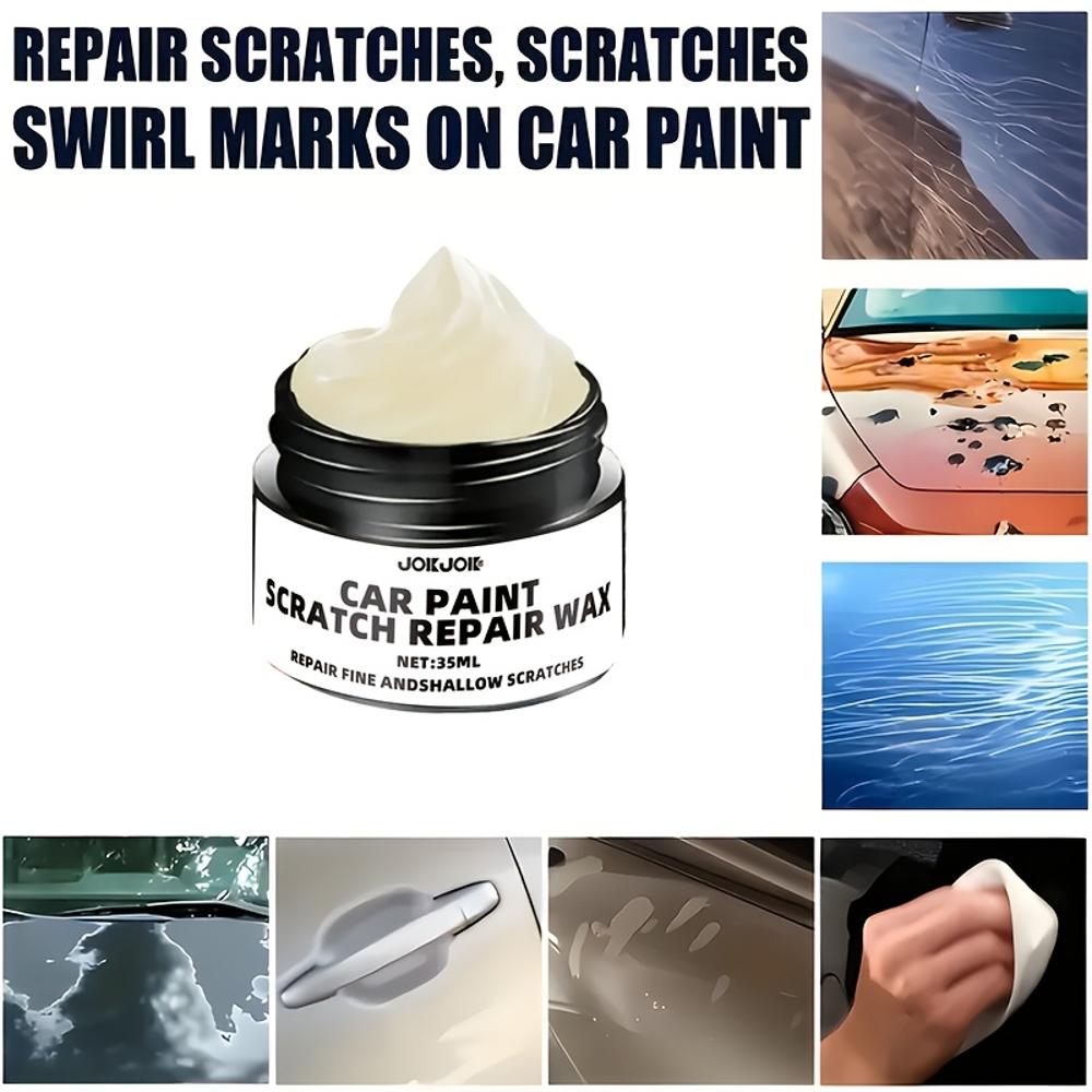 Premium Car Scratch Repair Wax, Suitable for Polishing and Repairing Scratches On All Vehicles. Quickly Restores Scratches On Ca