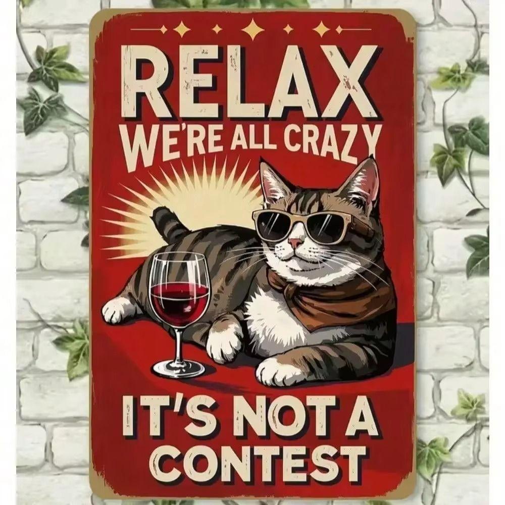 Tin Sign Wall Art Retro Metal Painting Home Decor 20x30cm