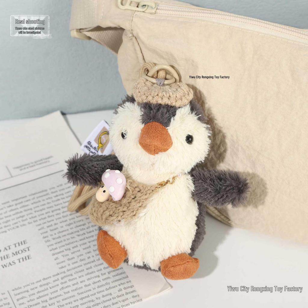 Adorable Penguin Plush Toy Charm - Cute Keychain & Fashionable Bag Pendant Gift
