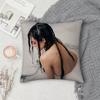 Singer Negative Spaces P-Poppy Pillow Case Square Double-Sided Printing Short Plush Sofa Cushion Cover Bedroom Bedside Pillow