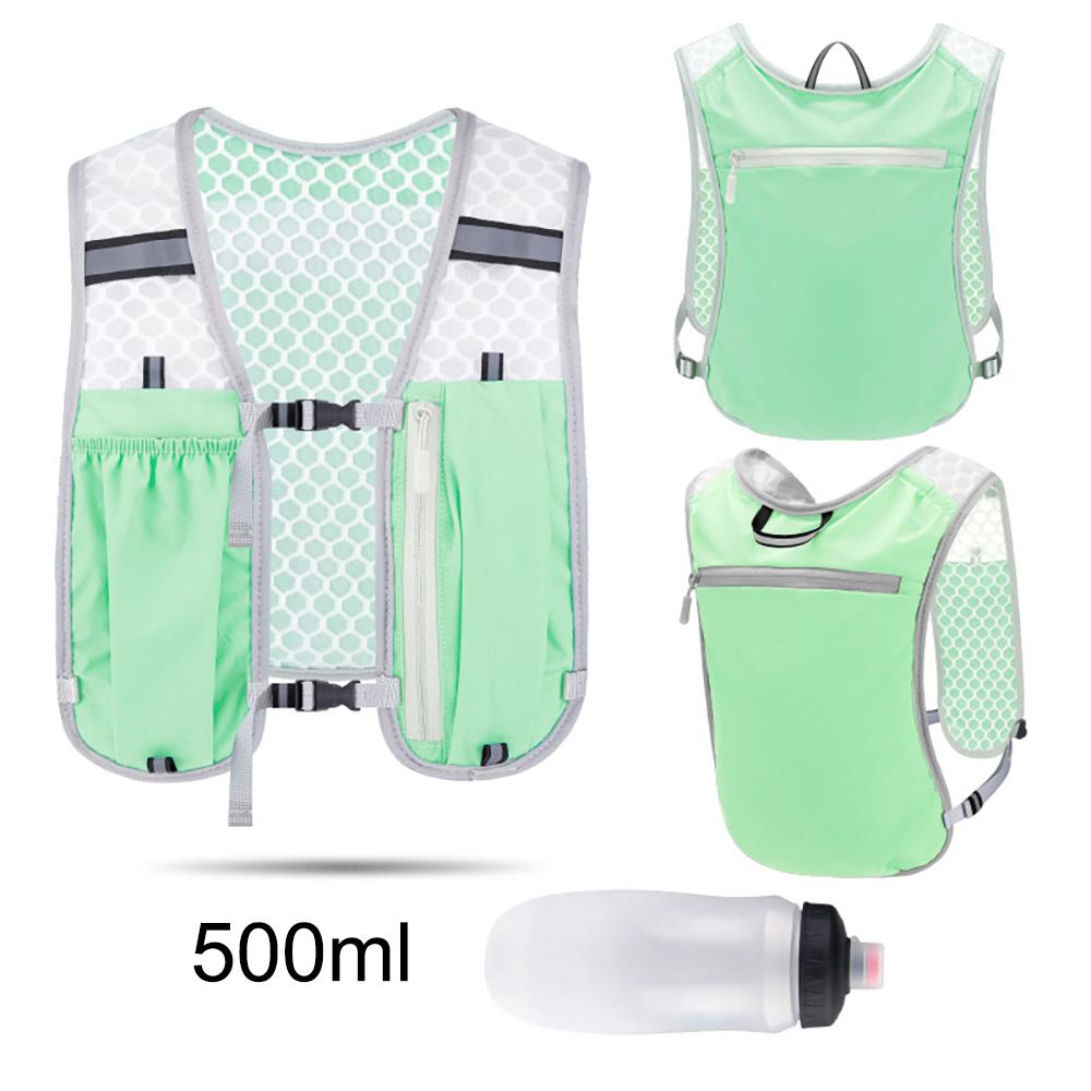 Running Backpack Vest With Bottle Hydration Trail Light Weight Cycling Run Jogging Marathon Riding Climbing Bag Waterproof