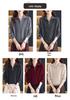 Women's Half-Zip Pure Wool Sweater - Autumn & Winter Warm, Loose Slimming Lapel Knitwear Top