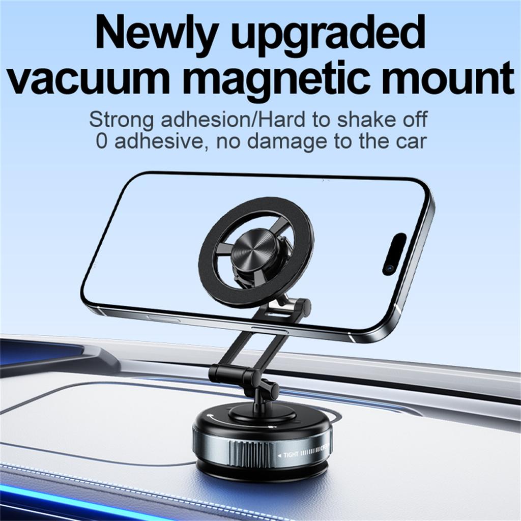 JY25-8 Suction Cup Magnetic Car Phone Mount Dashboard Stand Holder Strong Vacuum Adhesion for Navigation