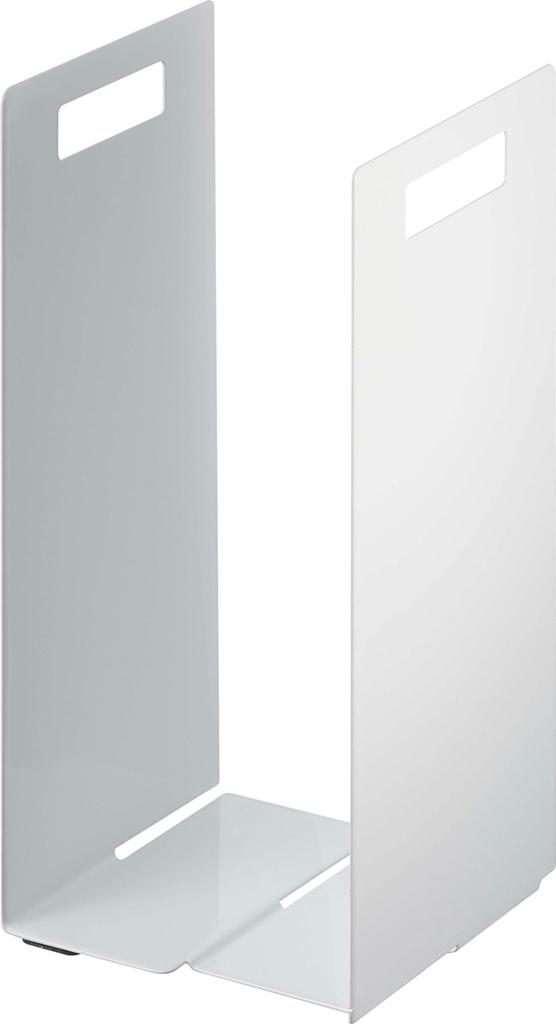 Yamazaki Tower a Set of Two Interlocking Towel Storage Approximately W X D X 30cm 4316, Racks, White, 14.5cm 14.5cm H.