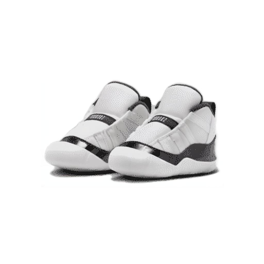 Jordan Air Jordan 11 Cushioning, Wear Resistant Mid top Toddler Shoes White Black Gold Infant And Toddler CI6165-170