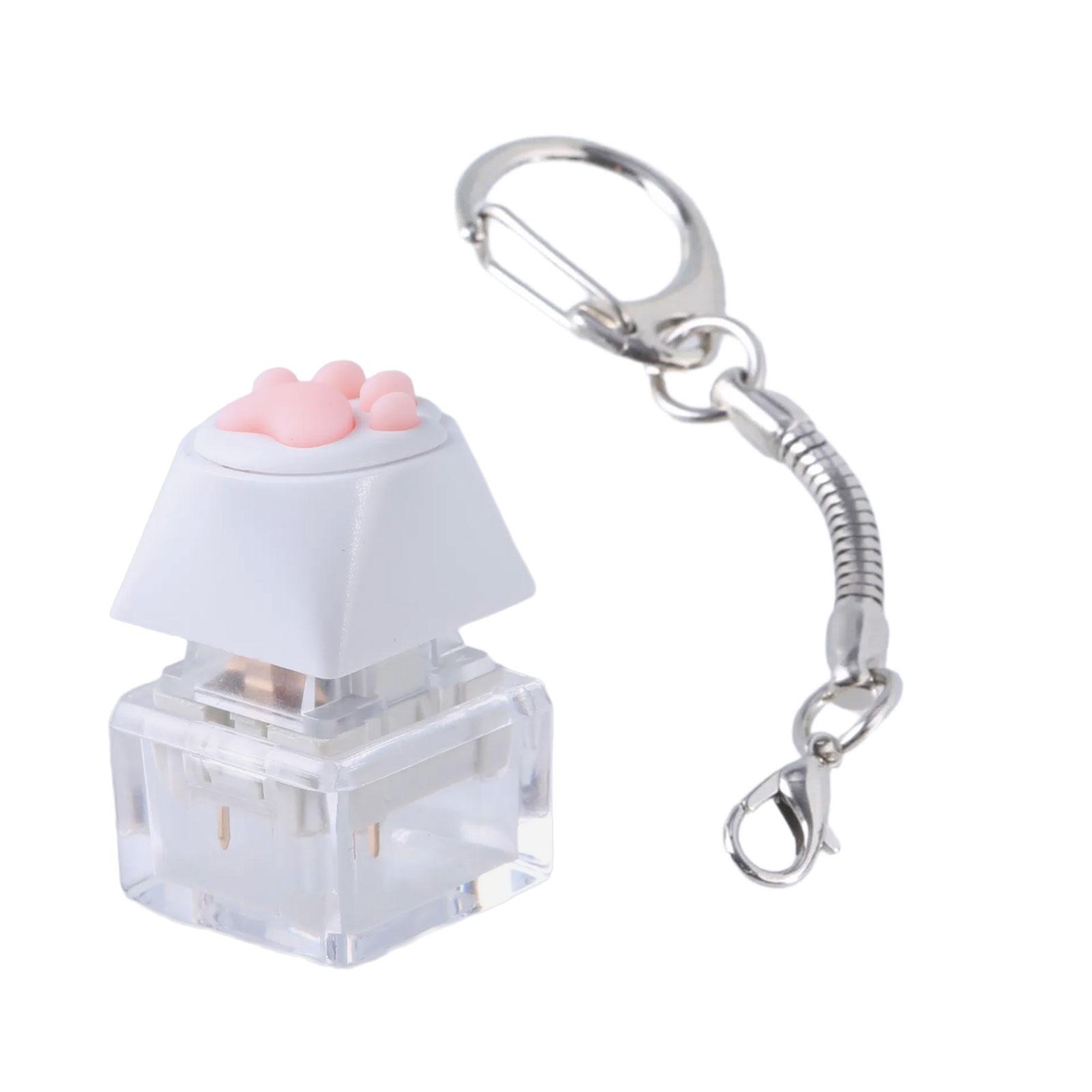 

Силиконовые кошачьи лапки, тестер переключателей, механические переключатели клавиатуры, брелок, игрушка для снятия стресса A