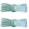 Reflective Polyester Shoelaces 120cm Long Anti Slip Woven Round Shoe Laces Replacement For Sneakers Casual Foowear
