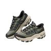 Skechers Casual Round Toe Lace-Up Shock Absorbing Breathable Mid-Top Dad Shoes Men Sneakers 237900-OLBK