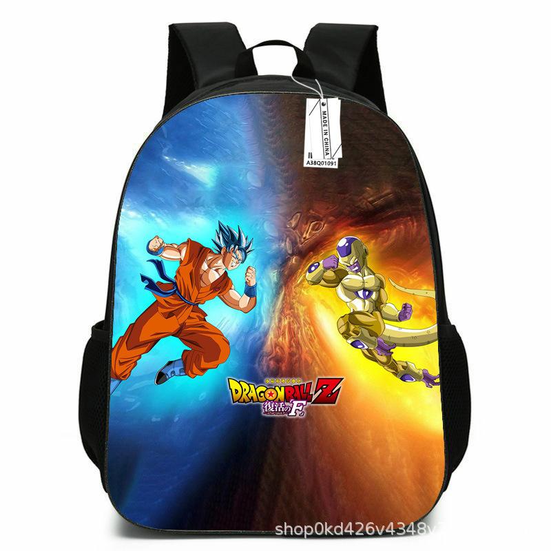 Dragon Ball 2 Backpack Animated Characters Children Elementary School Bag 1-3-6 Grade Computer Bag