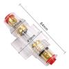 2pcs Fuse Holder Car Audio AGU Fuse Holder Car Audio Fuse Holder Car Audio with 60A Fuse Replacement