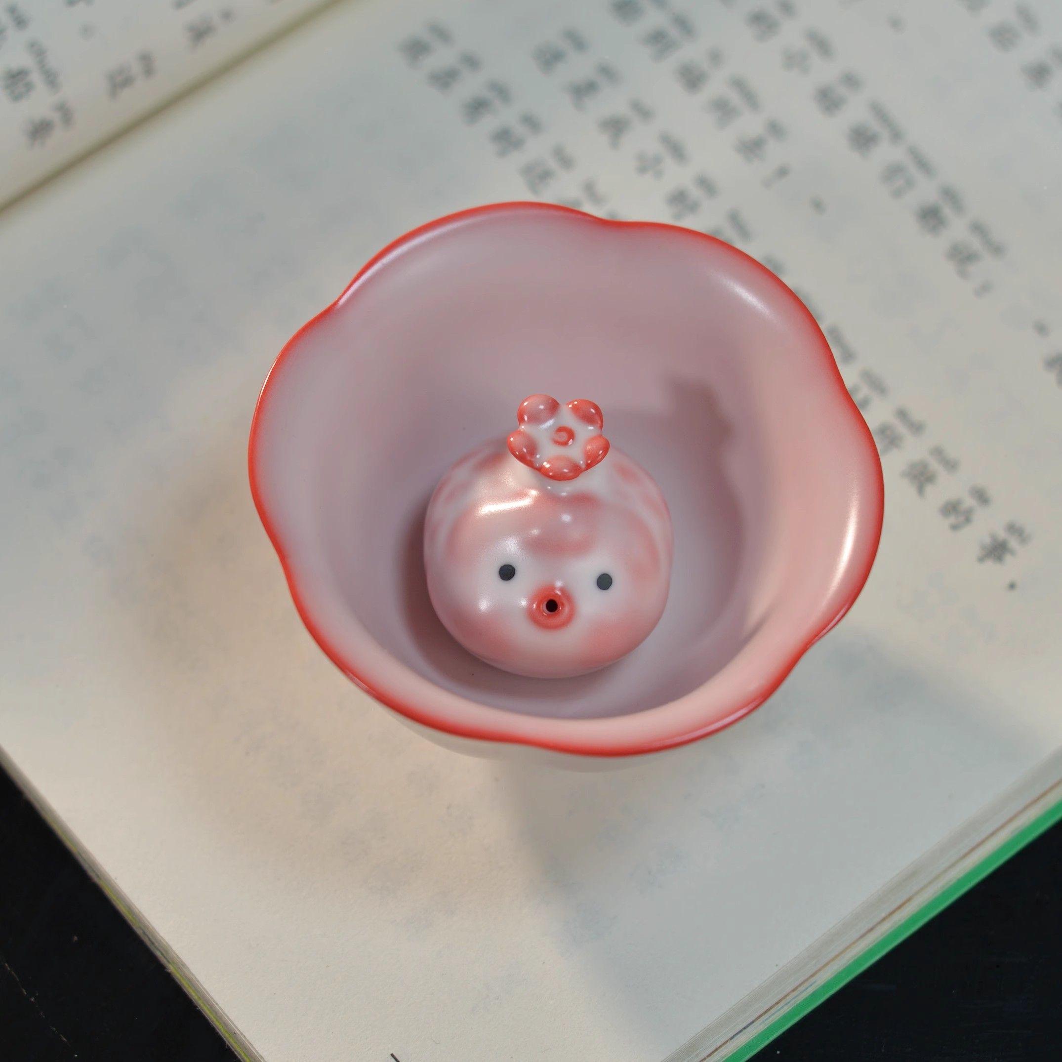 

Ceramic Espresso Tea Cup with Fish Bubbles Feature Unique Water Mug for Fun Gift Bottom Spit Bubbles Design 101-200ml