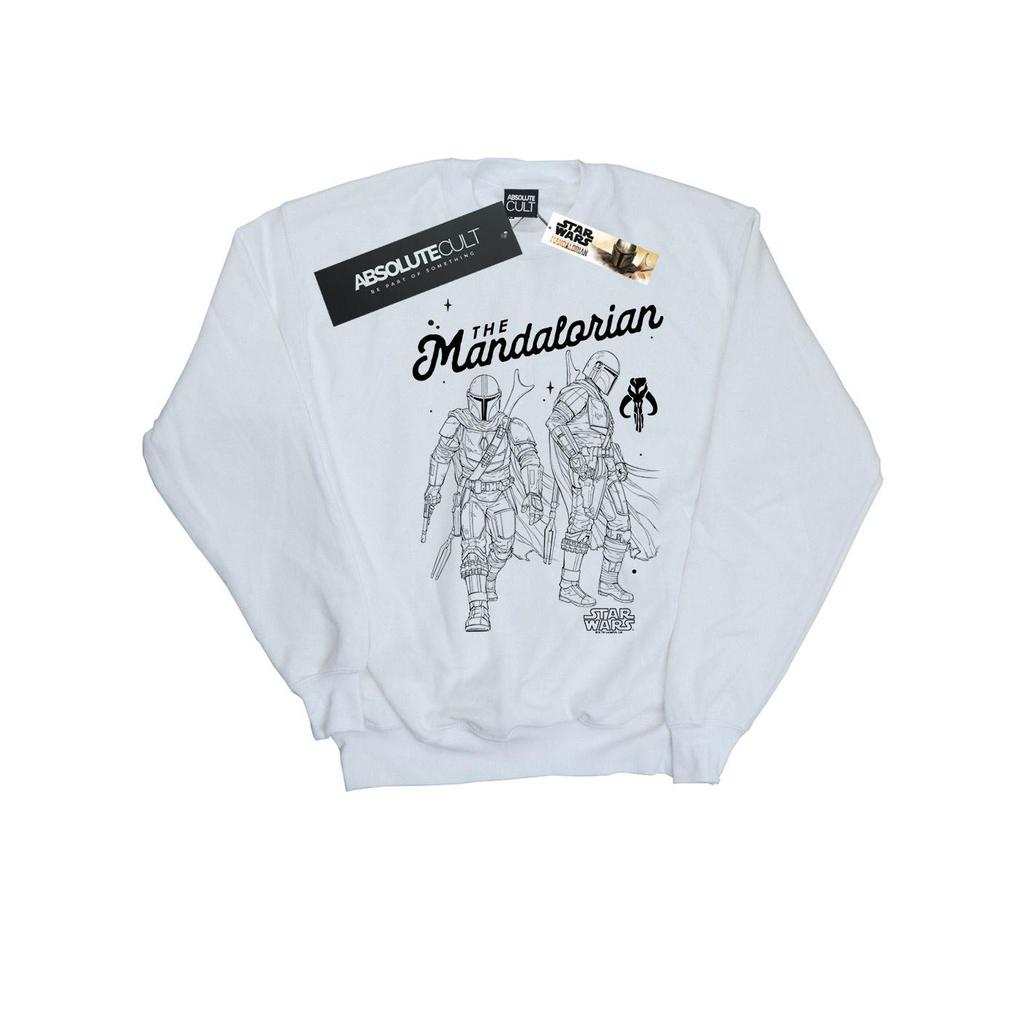 Star Wars Mens The Mandalorian Hunter Profile Sweatshirt