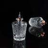 Classical Engraved Glass Barwares Bottle Including Airtight Plugs Drink Serving Pourer For Freshness And Style