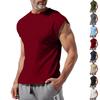 Sleeveless T Shirt Men Muscle Fit Casual Loose Lightweight Tank Top Gym Workout Shirt Summer Fitness Vest