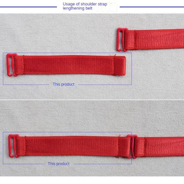 Bra Strap Extension Strap Elastic Lengthened Bra Shoulder Strap Extension Belt Non-Disassemble Bra Strap Elastic Band
