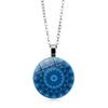Mandala Levensbloem Tijd Dames Veelzijdige Mode Retro Hanger Ketting