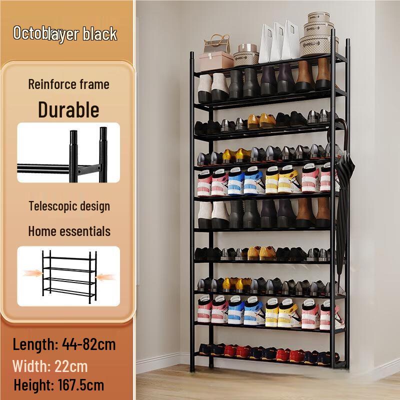 Stainless Steel Multi-Tier Shoe Rack
