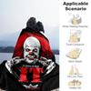 1PC Clown Horror IT Outdoor Flannel Throw Blanket - HD Printed Lightweight Soft Warm All-Season Blanket for Sofa, Bed, Travel - Machine Washable063