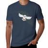 Flying Owl Pillow TShirt Comfortable Basic Crew Neck Tee TShirt