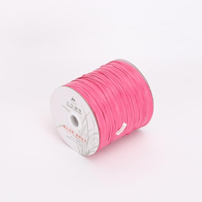 600M Matte Raffia Yarn 330g Artificial Plant Fibre Crochet Yarn for DIY Knitting Straw Hat Handbags Storage Household Items