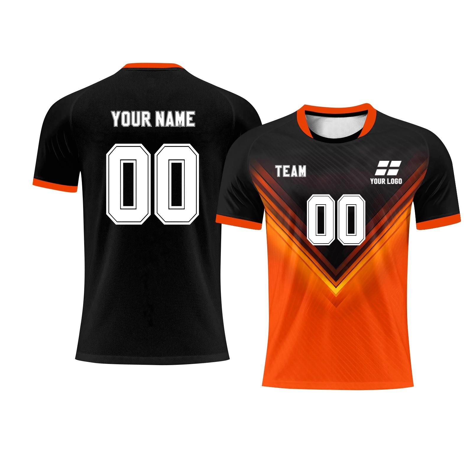 

Personalised Tops Shirts Mens Girls With Name Number Custom Football Jerseys For Boys Training Suit XS шафрановий