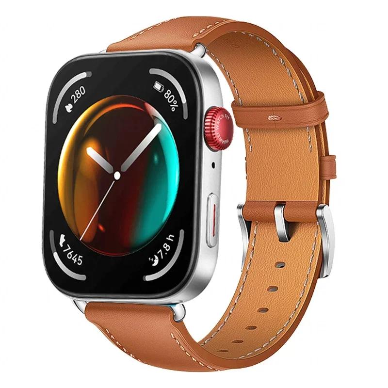 

Genuine Leather Band For Huawei Watch Fit 3 Smartwatch Strap Replacement Sport Wristband retro Bracelet Huawei Fit 2 Accessories HUAWEI fit2