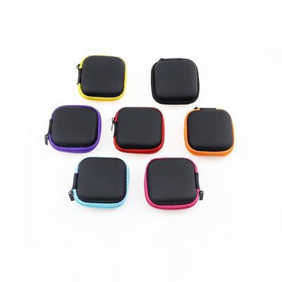 EVA Square Earphone and Data Cable Storage Box with Same-Day Delivery