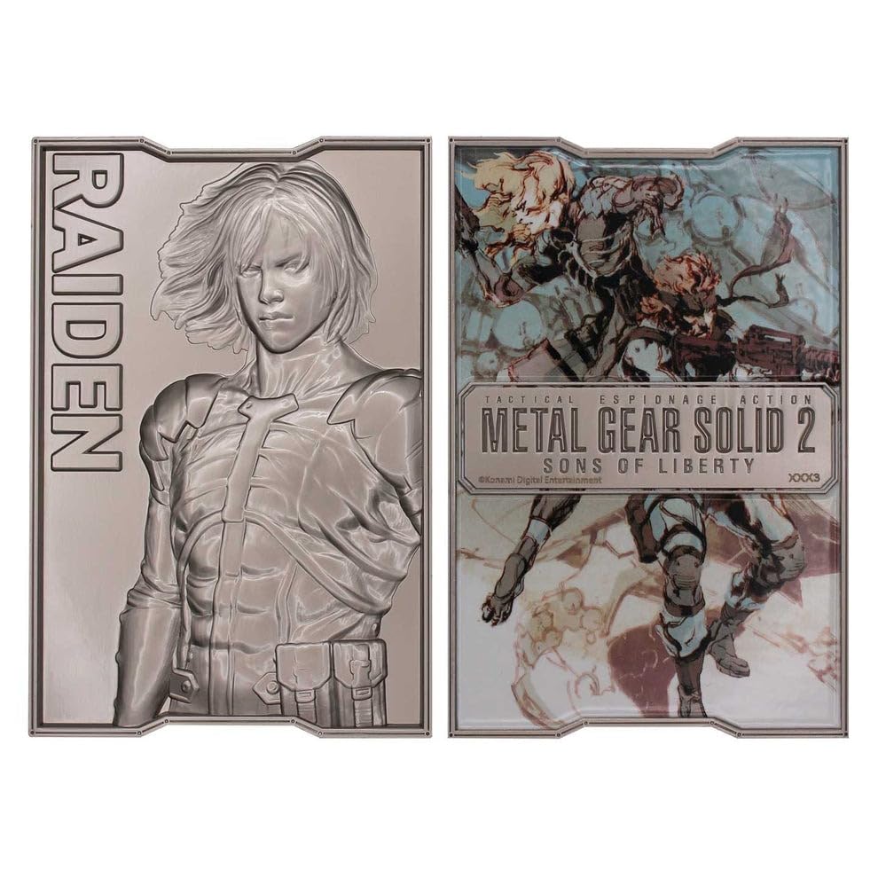 [Officially Licensed Product] METAL GEAR SOLID Raiden Ingot (with serial number)