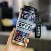 New Lily of the Valley Coffee Cup 316 Stainless Steel Thermos Cup High Value Large Capacity Male and Female Water Cup Student Thermos Cup