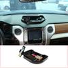 For Toyota Tundra 2014- ABS Black Central Control Dashboard Phone Holder Storage Box Phone Holder Tray Car Accessories