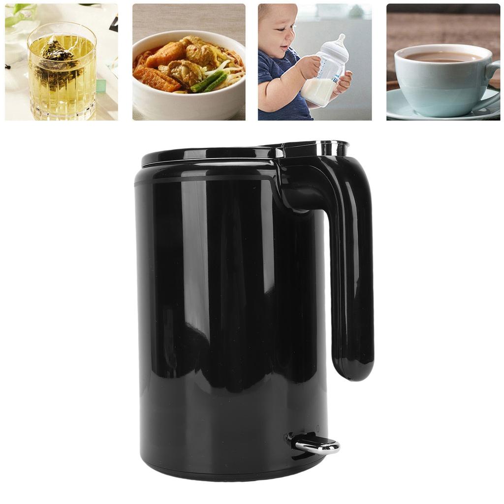 Electric Kettle 2L Stainless Steel Water Boiler Heater Boil Dry 1500W Fast Boiling Double Layer Thickened