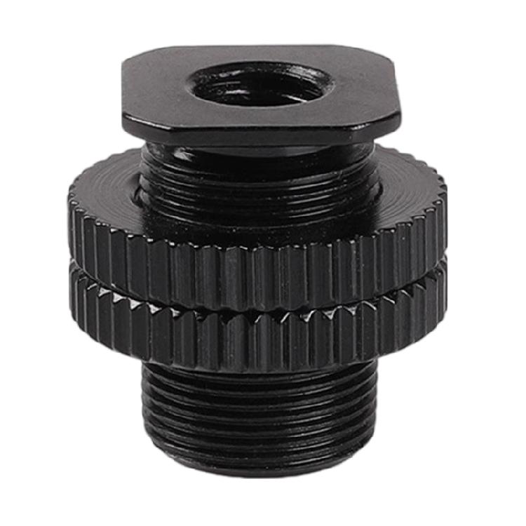1/4 To 5/8 Female To Male Double Layer Thread Screw Mount Adapter Tripod Plate Screw Mount for Camera Flash Tripod Mic