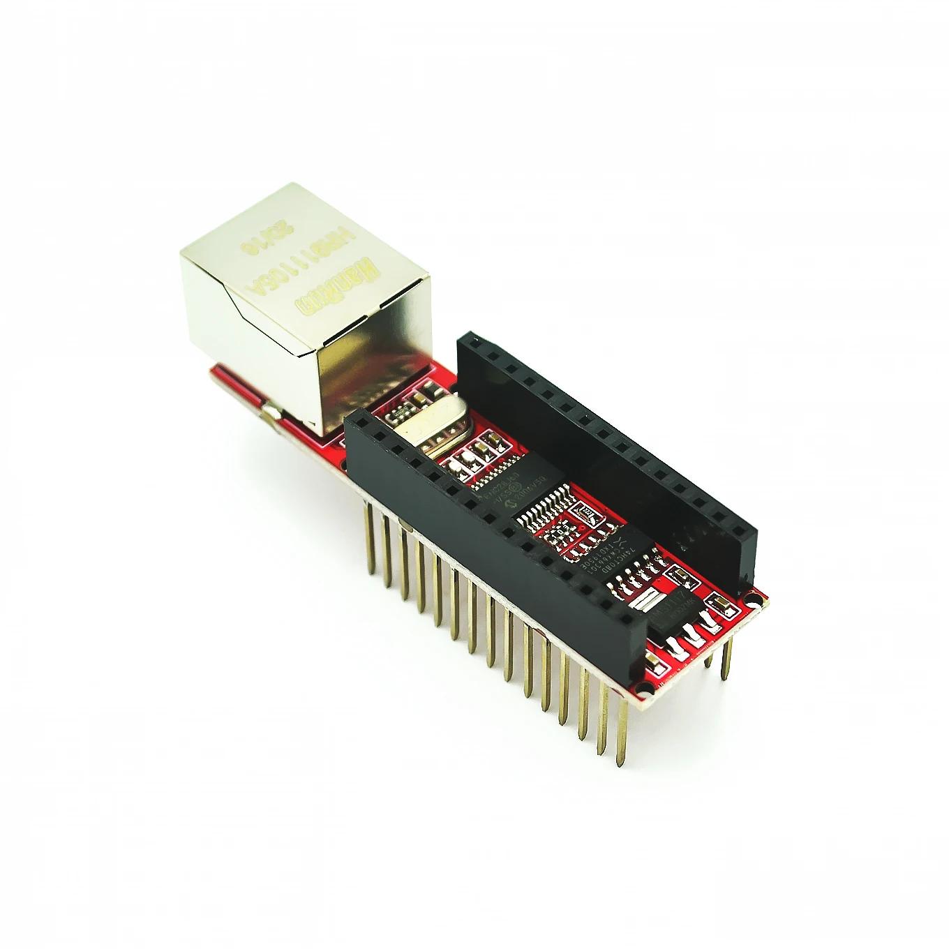 

ENC28J60 Ethernet LAN Network Module SPI Port For Arduino 51LPC AVR ARM PIC compatible Nano 3.0 RJ45 Webserver Module