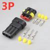 5 Sets Kit 1/2/3/4 Pin Way Waterproof Electrical Wire Automotive Connector Plug for Car Automotive Wire Connector Plug