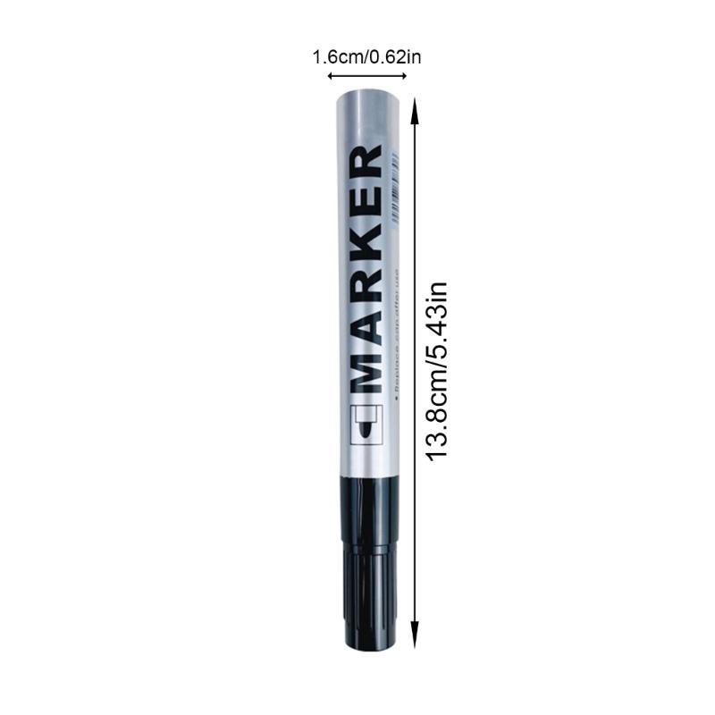 Bulk Quantity 12 Markers Set Tall Observability Toner Long Permanent Execution Metal Plastic Glass Consistent