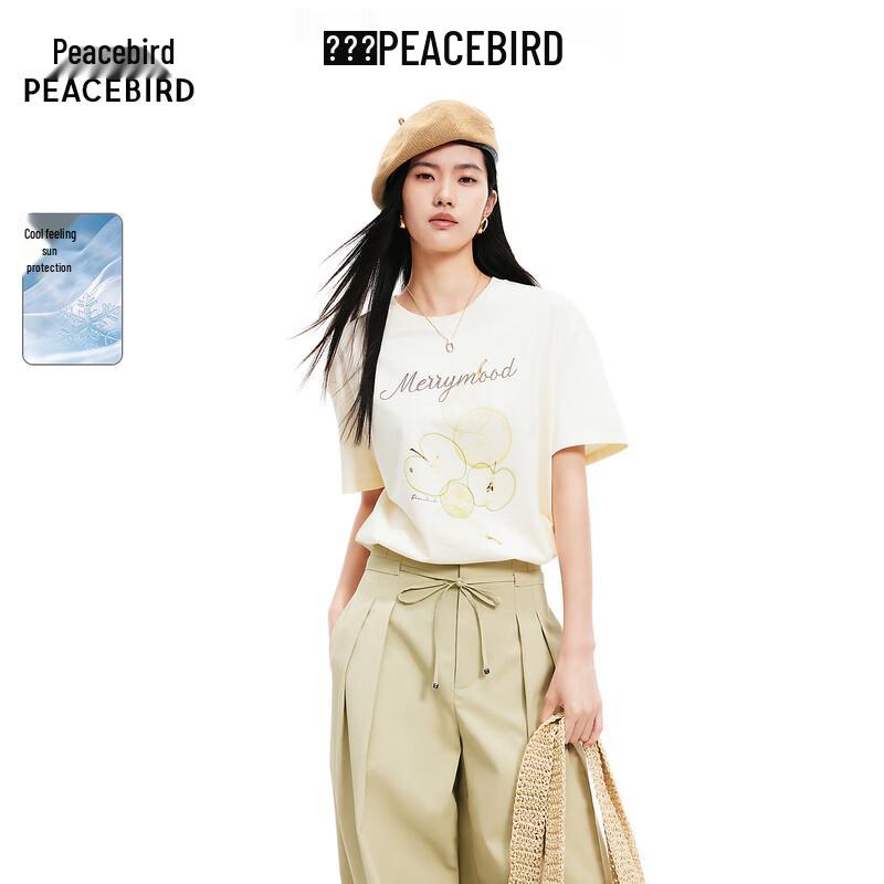 Peacebird Women s Loose Fit Short Sleeve T-Shirt L