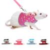 Cute Safety Ferret Pet Adjustable Harness Hamster Vest Leash Leads Chest Strap