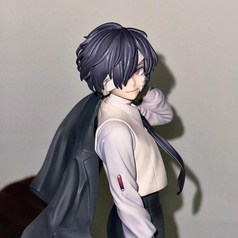 22cm bungou dogs vagrants anime figure youth dazai osamu action figure nakahara chuuya statuette pvc collection model doll toys