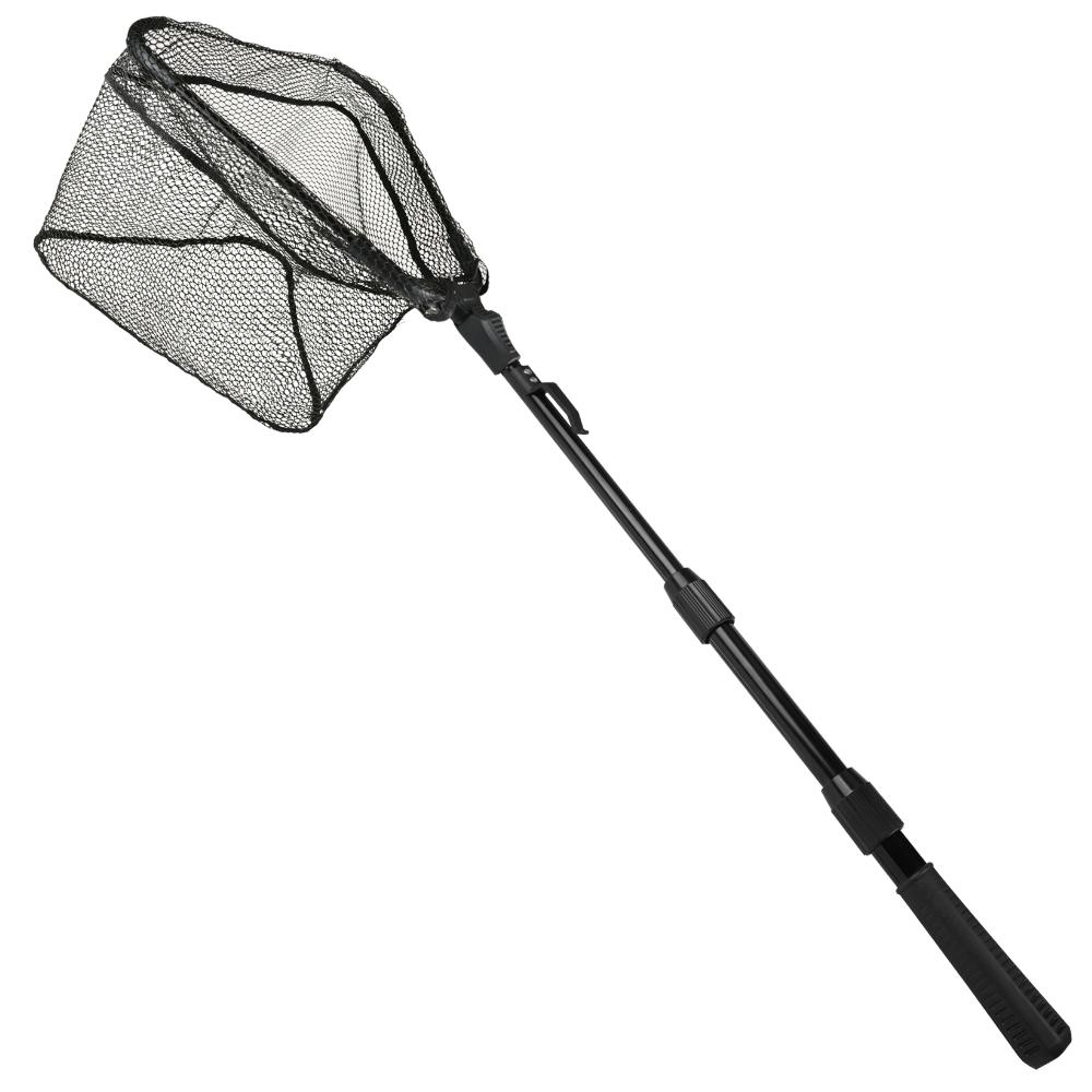 43-92CM Fishing Net with Telescopic Rod Handle Fishing Landing Net for Kayak Salmon Catfish Trout Easy to Catch and Release